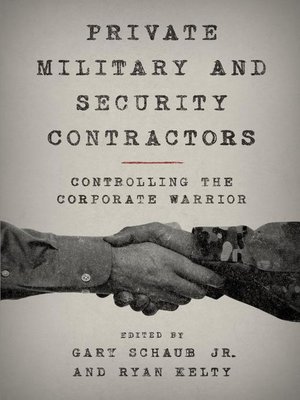 cover image of Private Military and Security Contractors